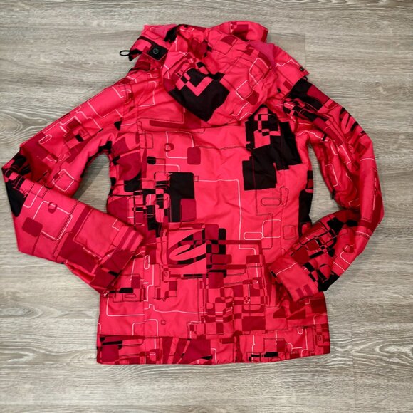 Oakley Ofleats Waterproof Womens Pink Loose fit  Winter Snow jacket - Picture 2 of 9